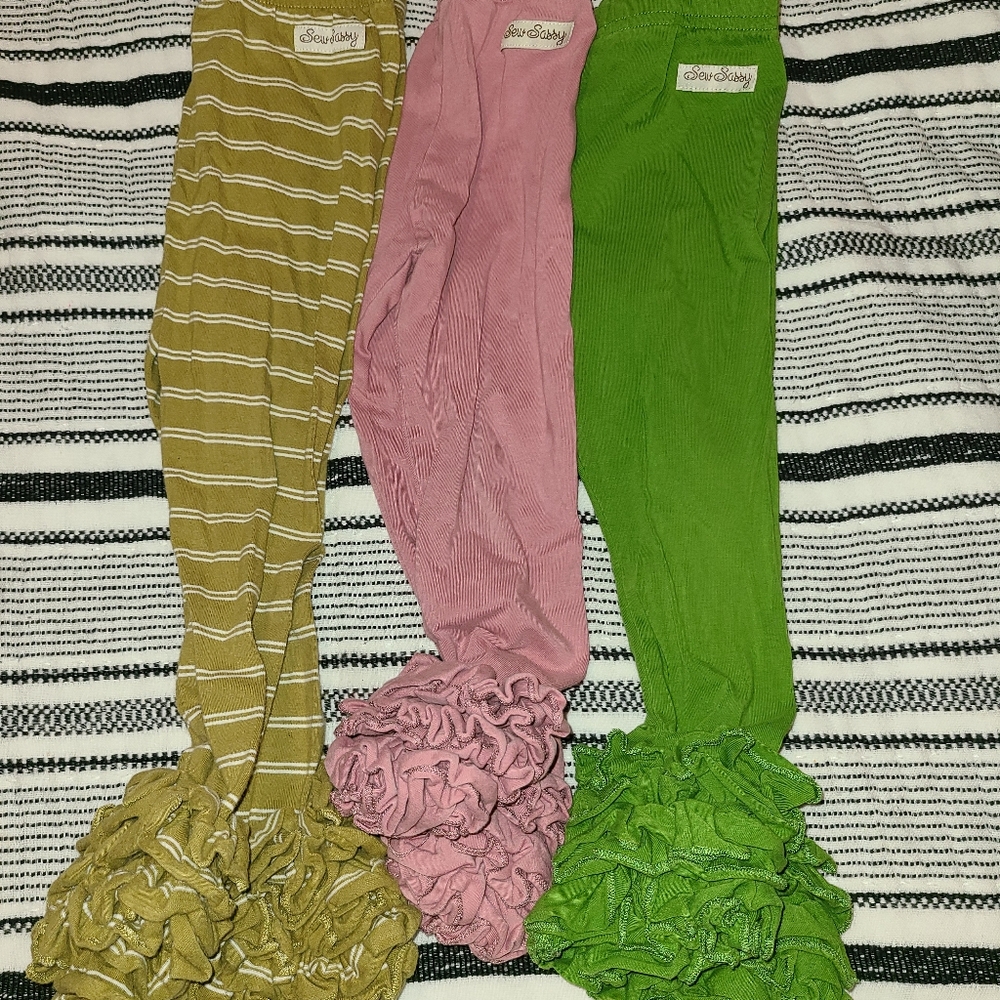 Ruffle pant leggings